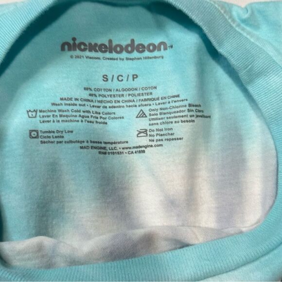 SpongeBob Classic Fit Cotton Short Sleeve Crew Tee Size Small - Picture 5 of 5